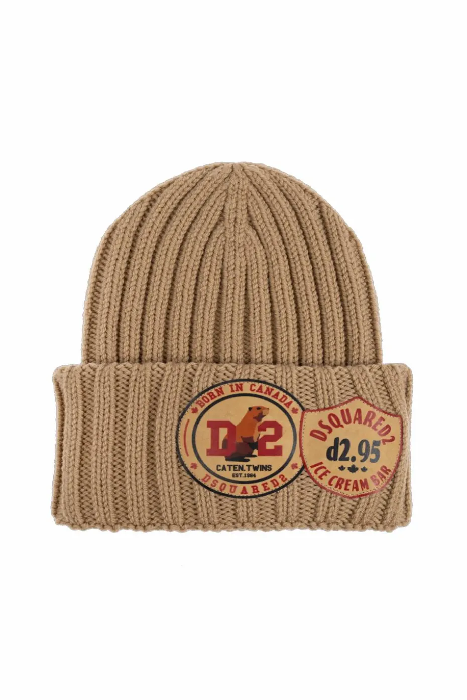 Dsquared2 BROWN Wool beanie