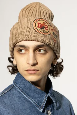 Dsquared2 BROWN Wool beanie