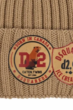 Dsquared2 BROWN Wool beanie