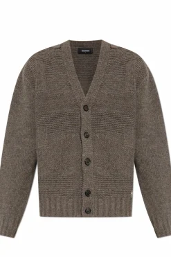 Dsquared2 BROWN Wool cardigan