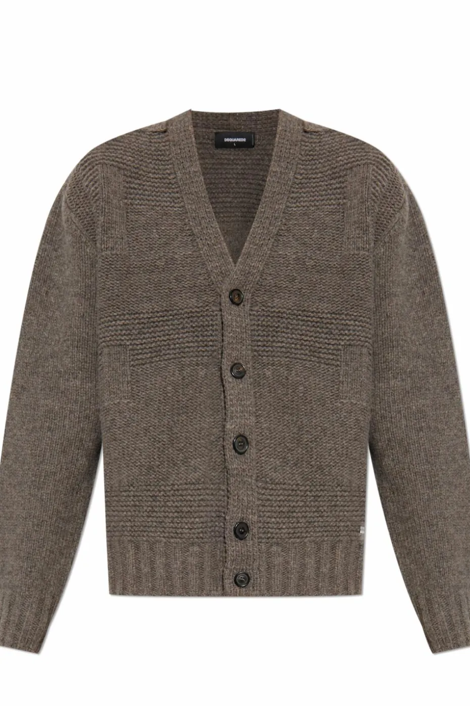 Dsquared2 BROWN Wool cardigan