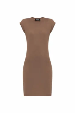 Dsquared2 BROWN Wool dress