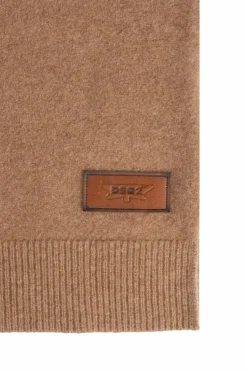 Dsquared2 BROWN Wool scarf