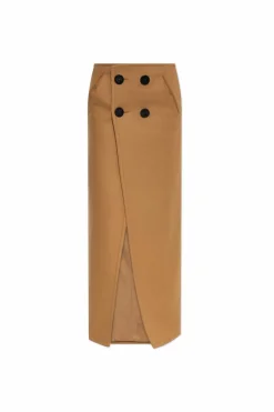 Dsquared2 BROWN Wool skirt
