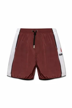 Dsquared2 BURGUNDY Swim shorts