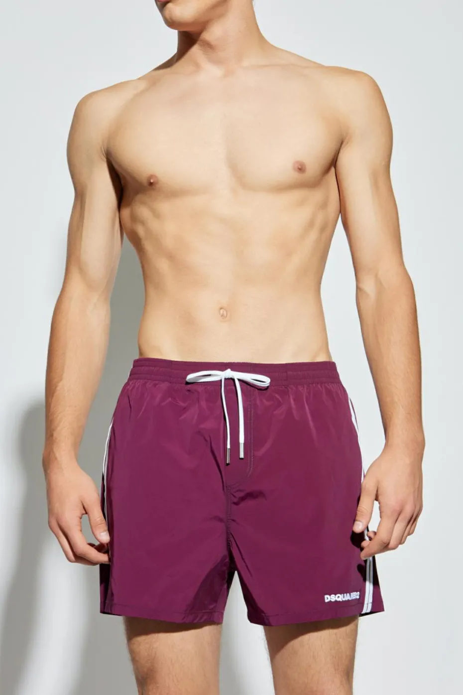 Dsquared2 BURGUNDY Swim shorts