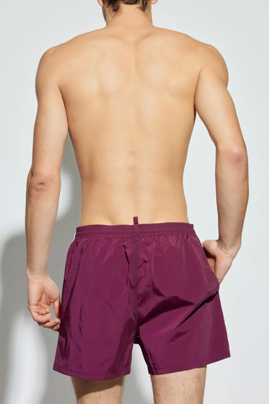 Dsquared2 BURGUNDY Swim shorts