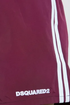 Dsquared2 BURGUNDY Swim shorts