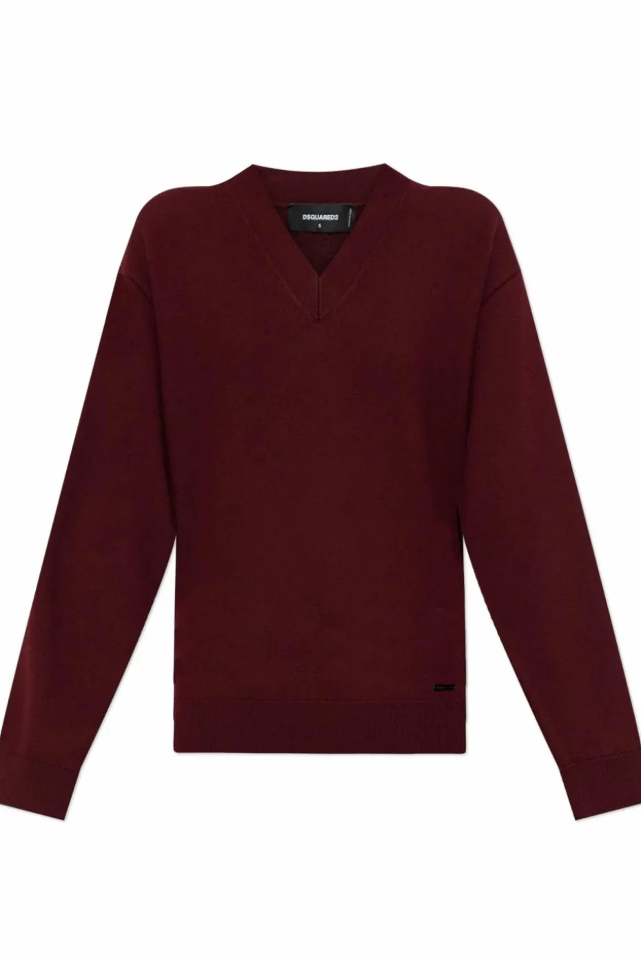 Dsquared2 BURGUNDY Wool sweater