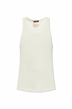 Dsquared2 cream Sleeveless T-shirt