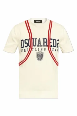 Dsquared2 cream Sweater with logo
