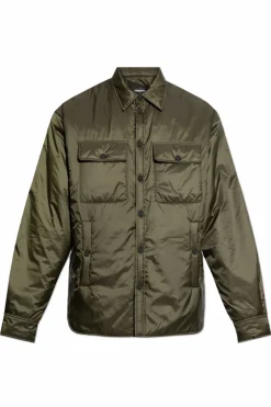 Dsquared2 GREEN Jacket with collar