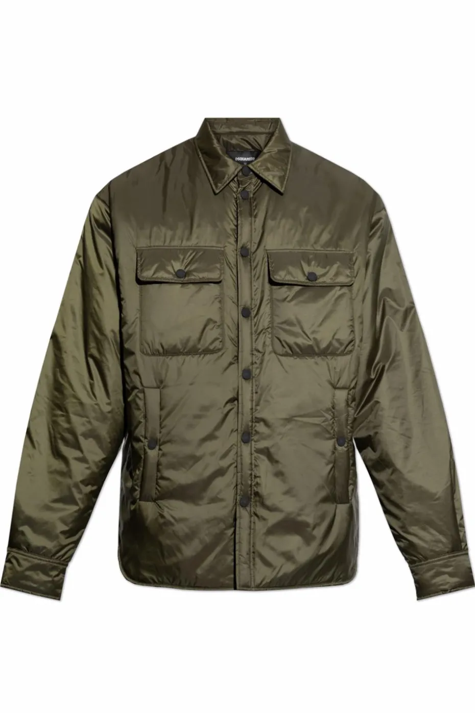 Dsquared2 GREEN Jacket with collar