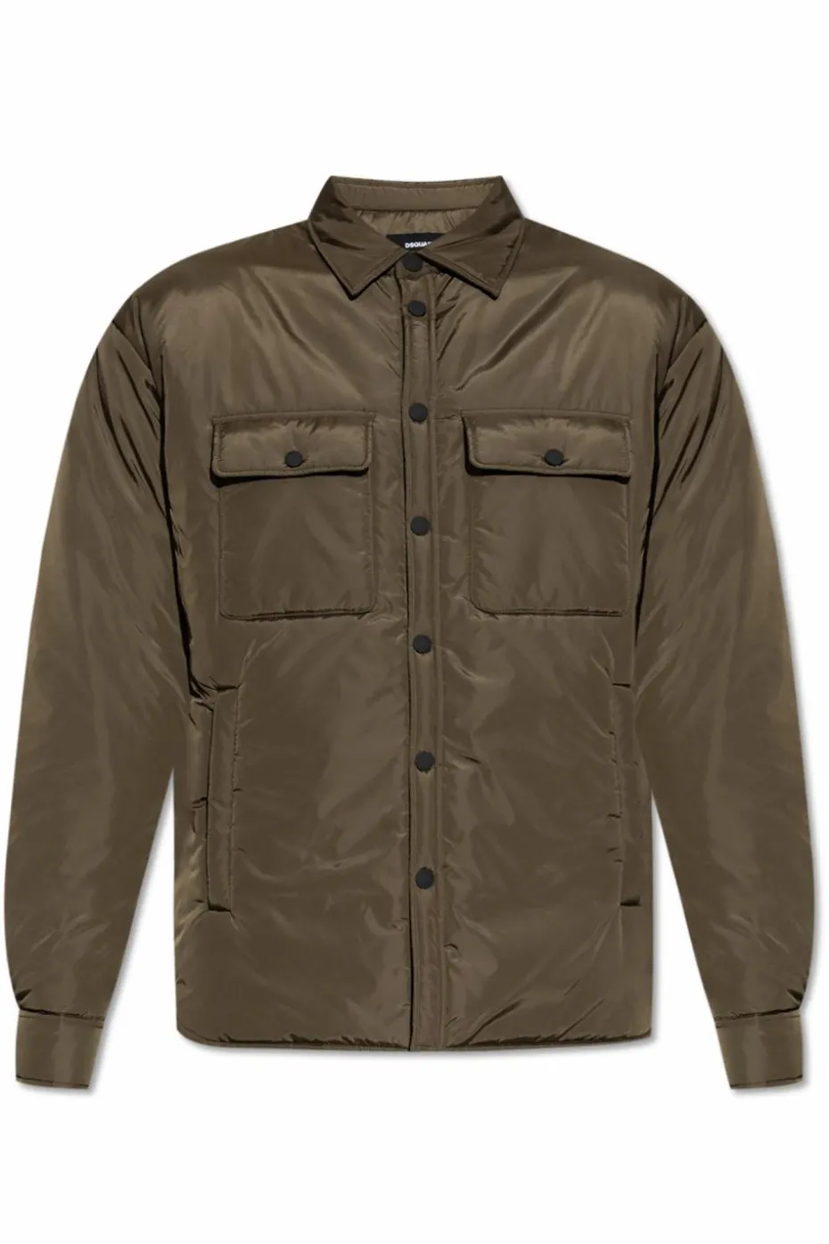 Dsquared2 GREEN Jacket with pockets