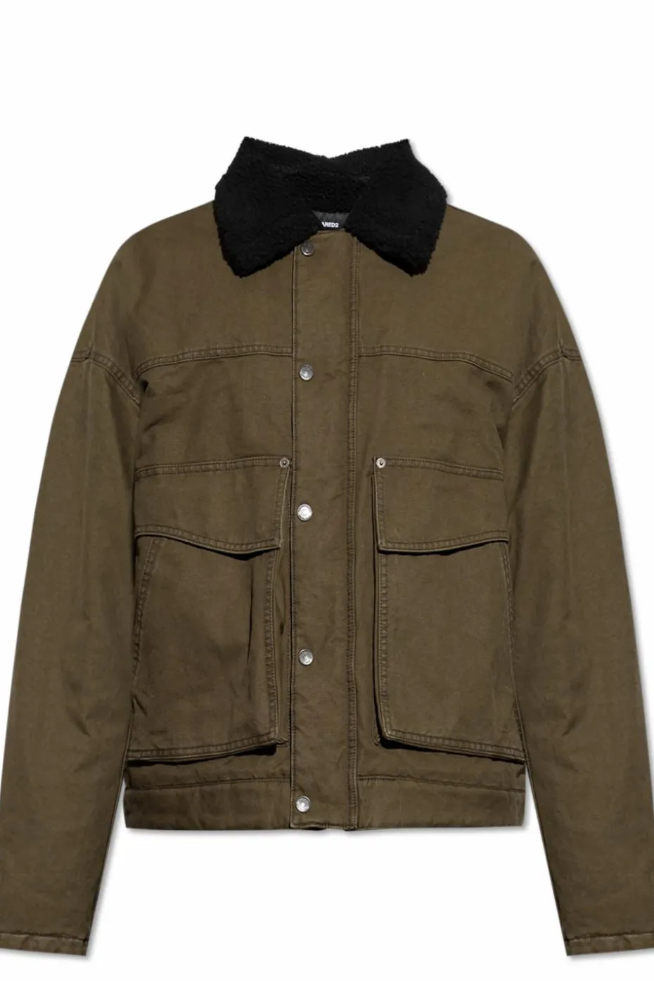 Dsquared2 GREEN Jacket with collar