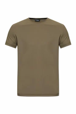 Dsquared2 GREEN Lingerie-style T-shirt with a round neckline