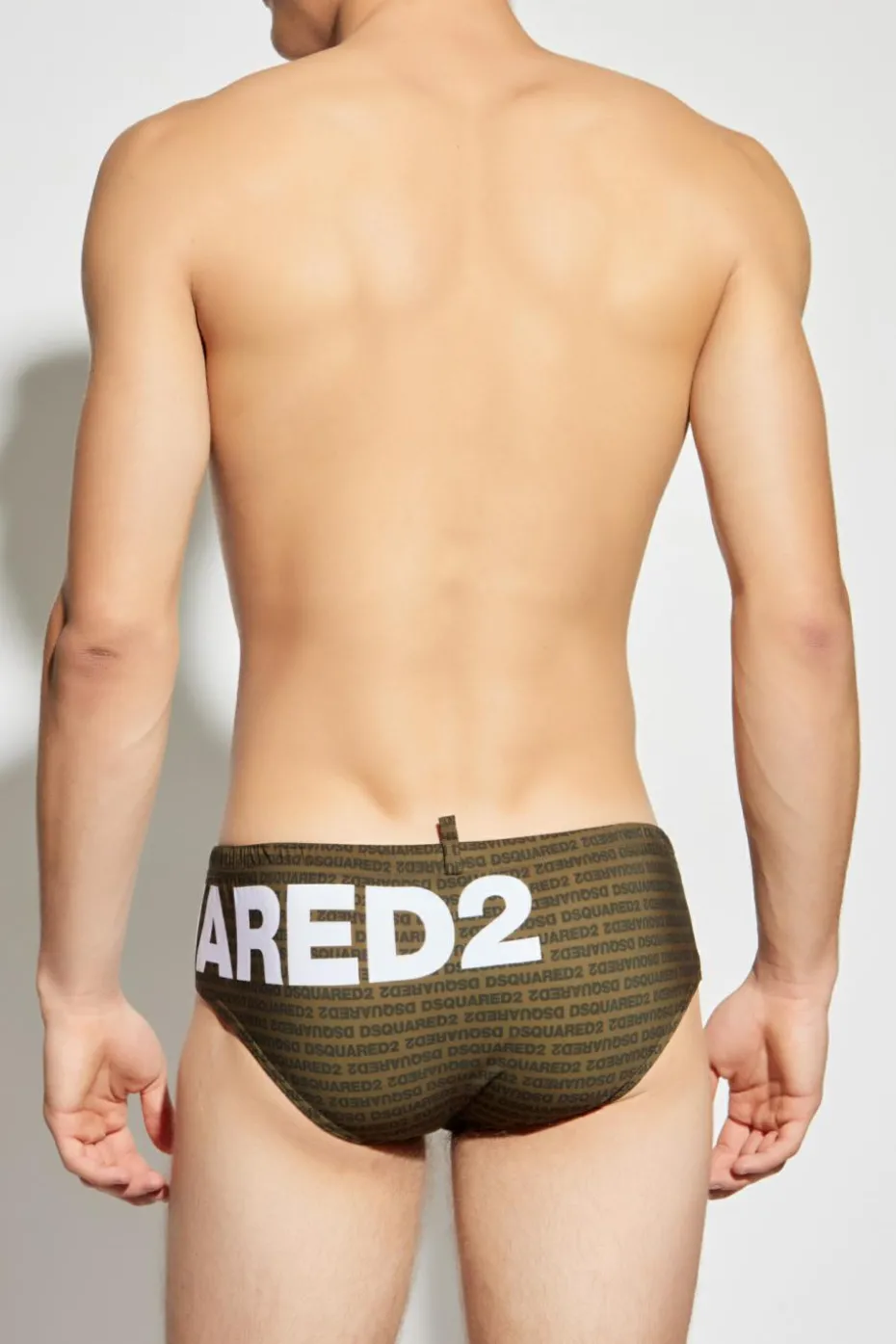 Dsquared2 GREEN Monogram swim briefs