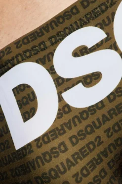 Dsquared2 GREEN Monogram swim briefs