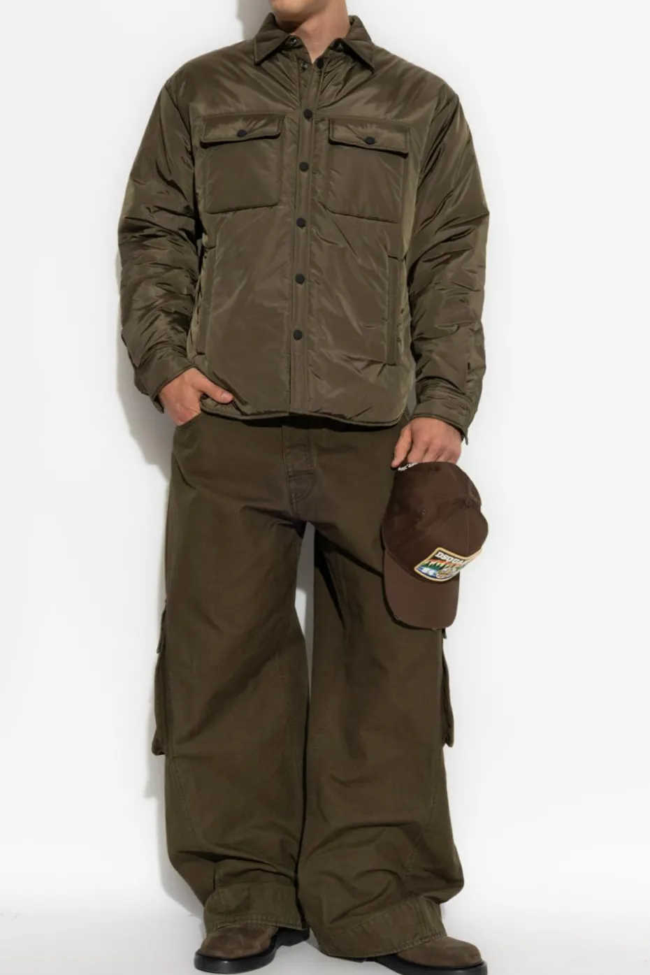 Dsquared2 GREEN Pants with logo
