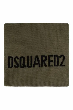 Dsquared2 GREEN Scarf with logo