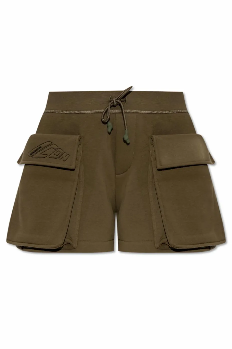 Dsquared2 GREEN Shorts with logo