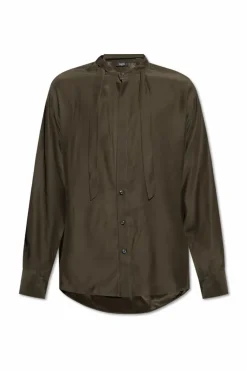 Dsquared2 GREEN Silk shirt