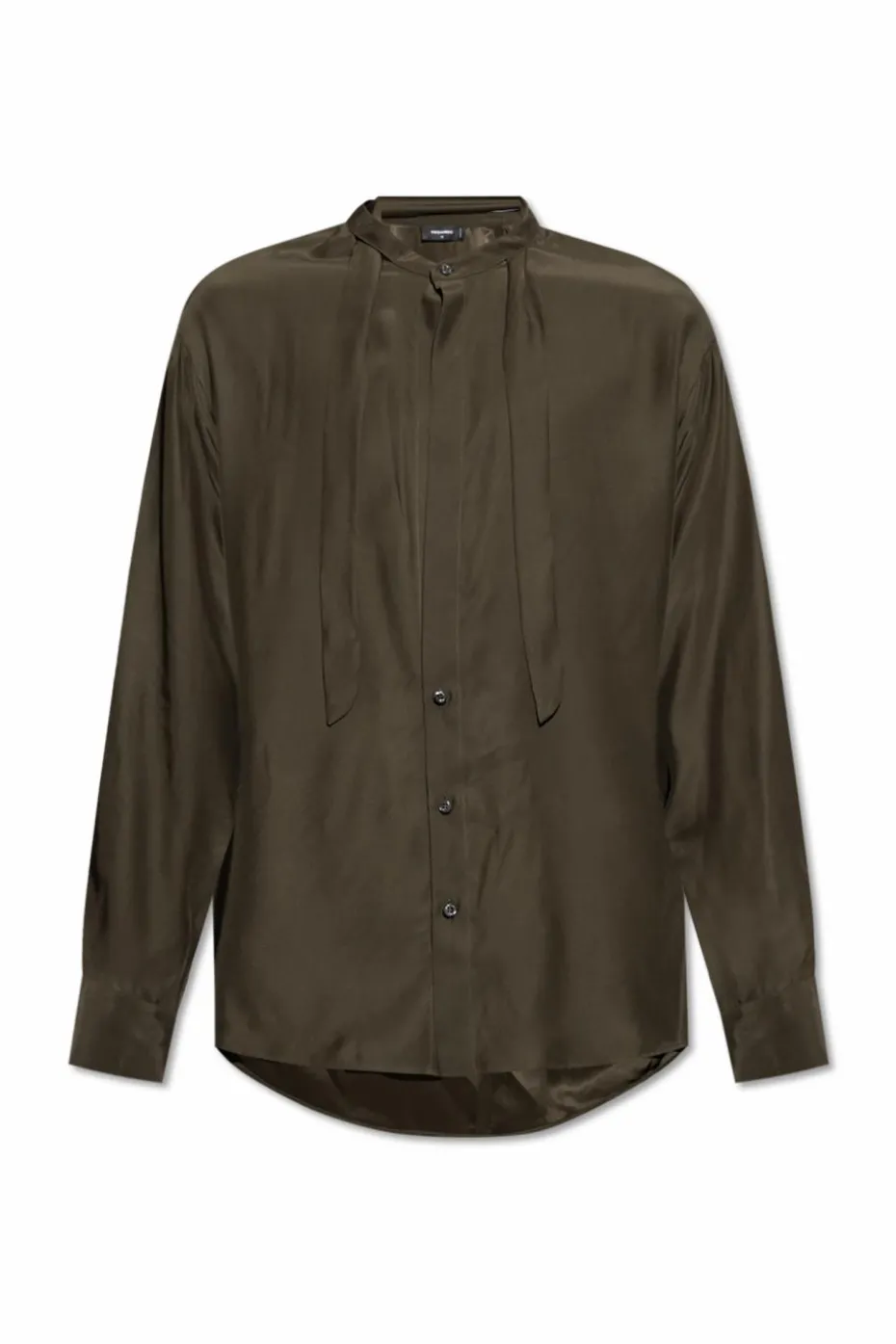 Dsquared2 GREEN Silk shirt