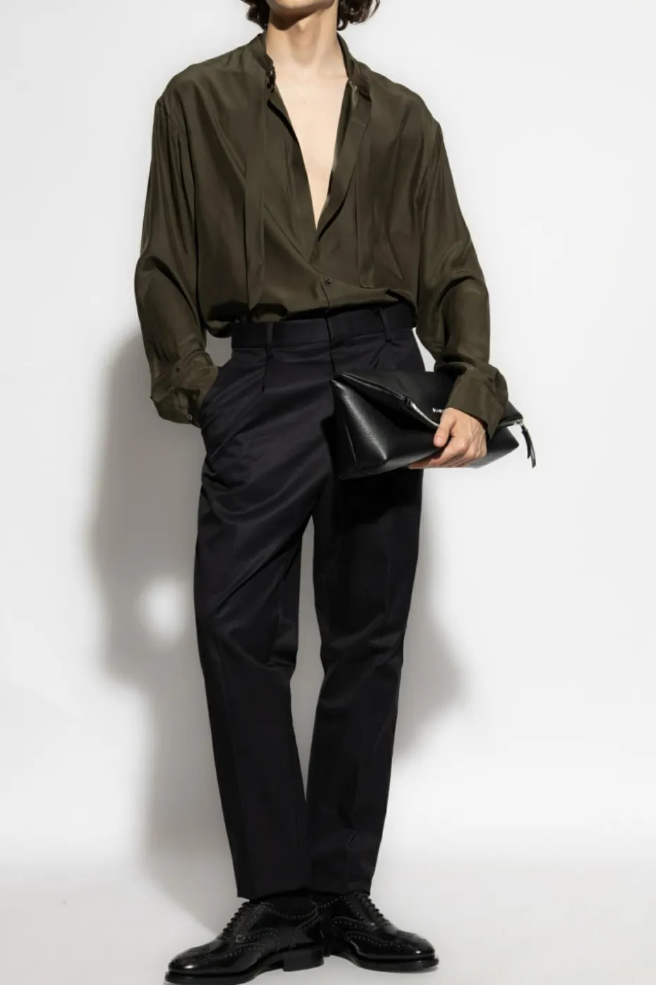 Dsquared2 GREEN Silk shirt