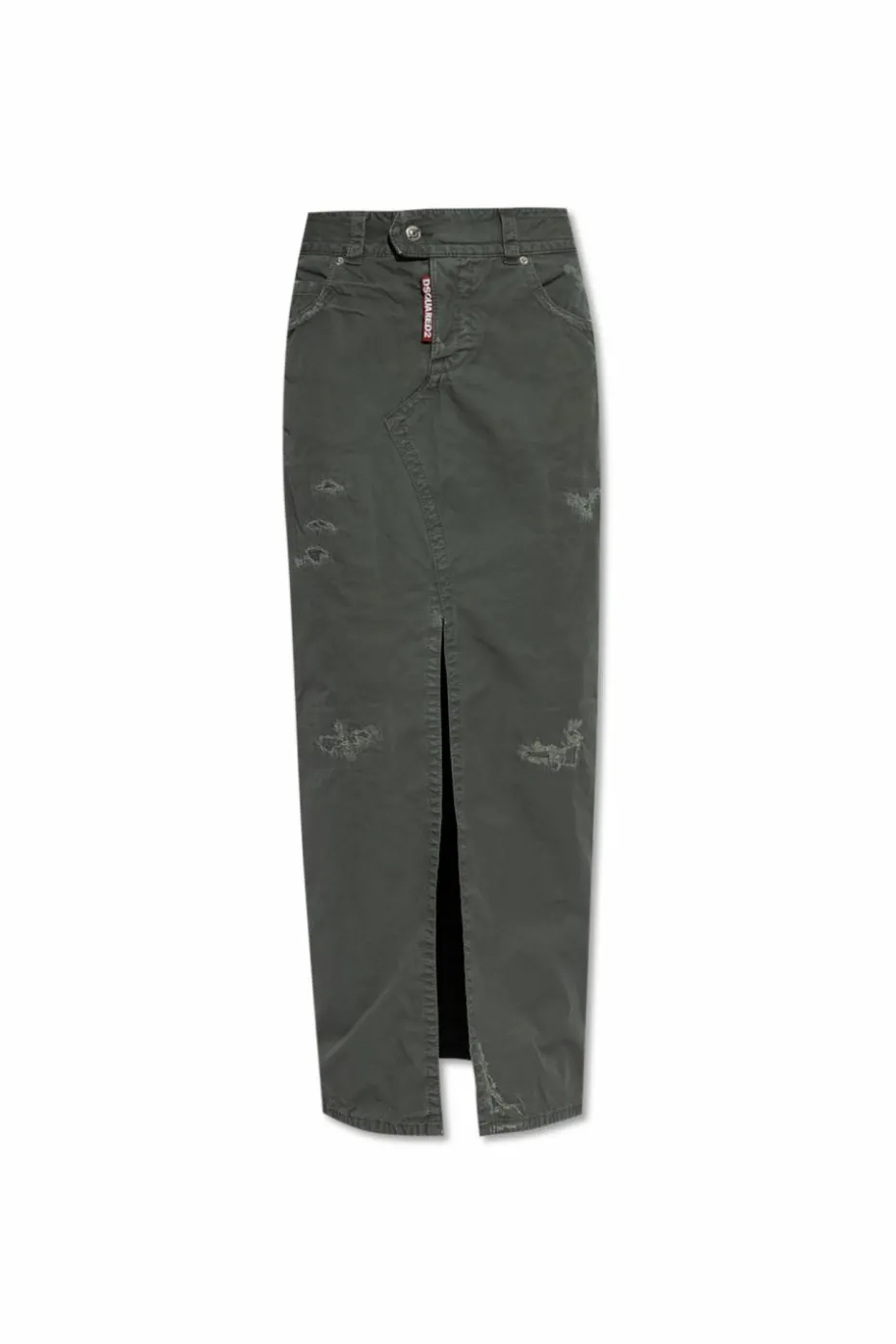 Dsquared2 GREEN Skirt with logo