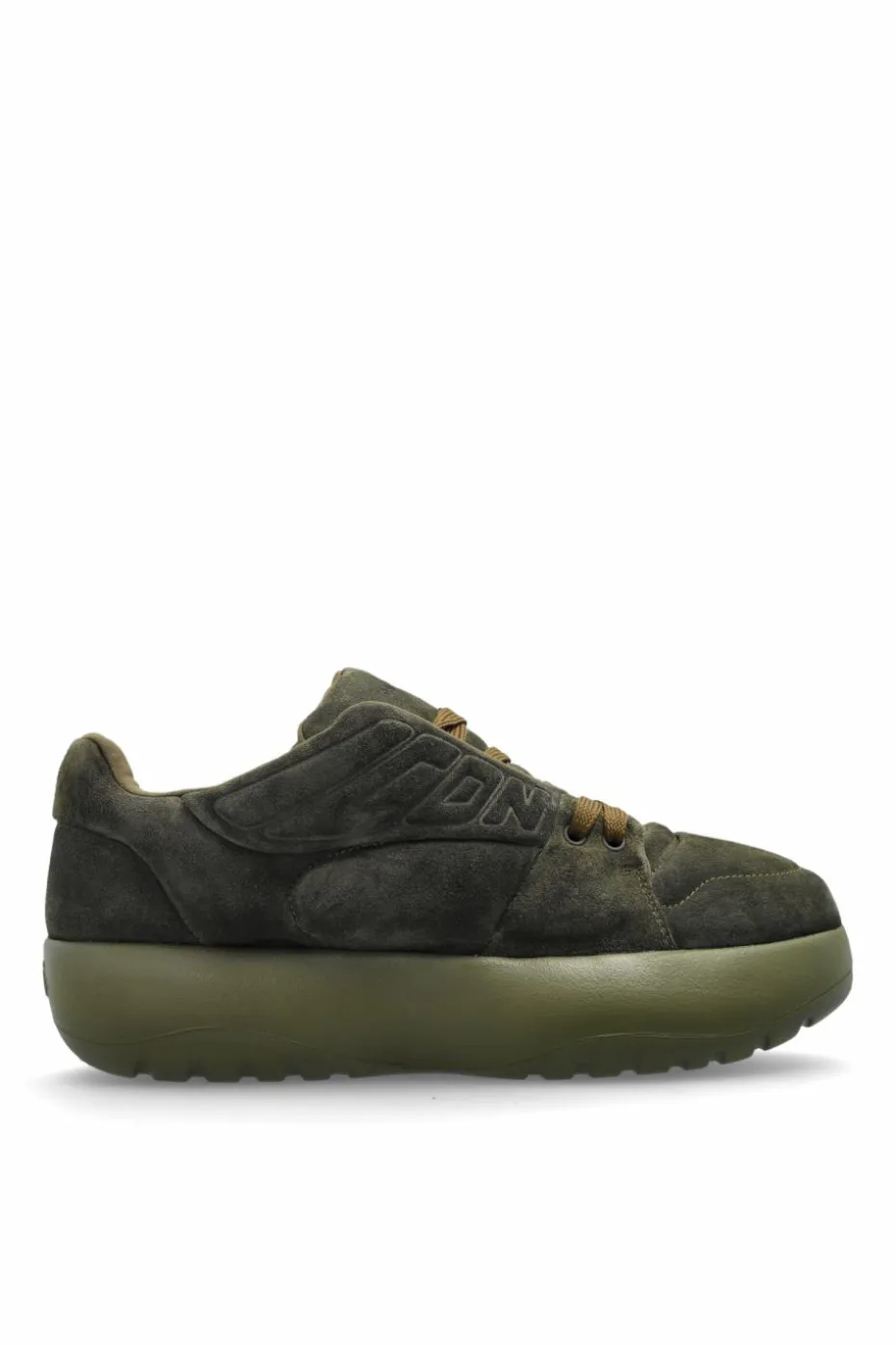 Dsquared2 GREEN Suede sports shoes "Puffer"