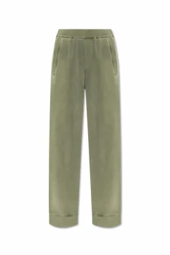 Dsquared2 GREEN Sweatpants with wide legs