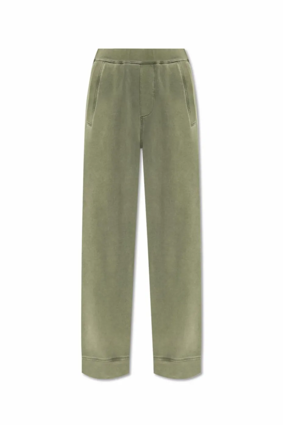 Dsquared2 GREEN Sweatpants with wide legs