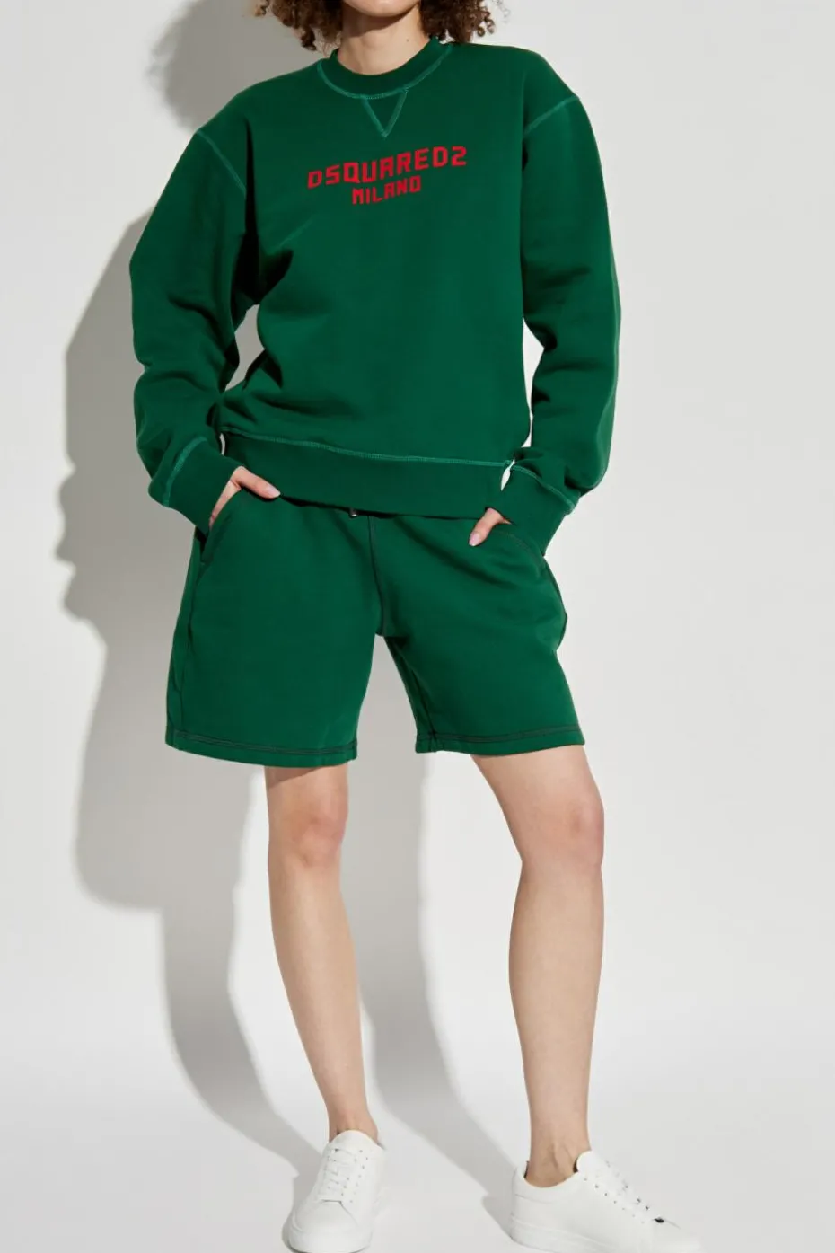 Dsquared2 GREEN Sweatshirt with logo