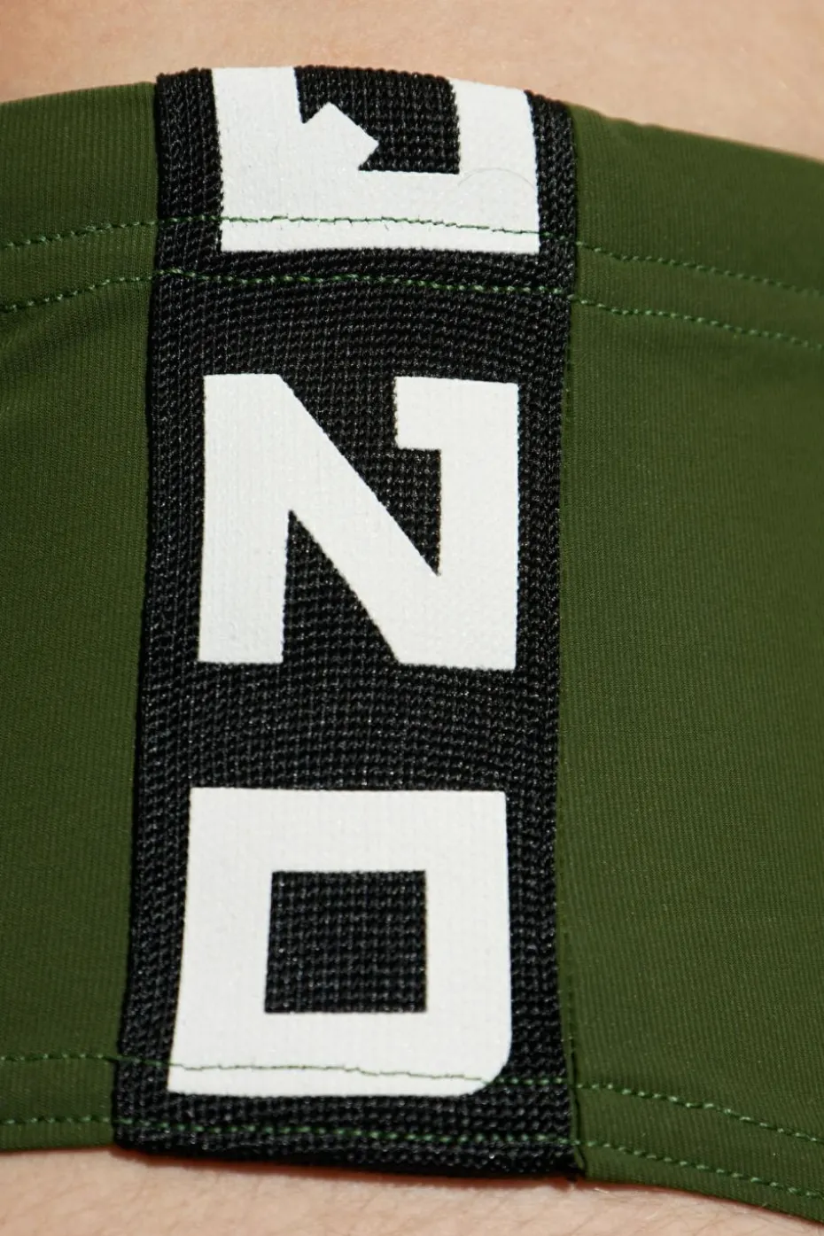 Dsquared2 GREEN Swim briefs with logo