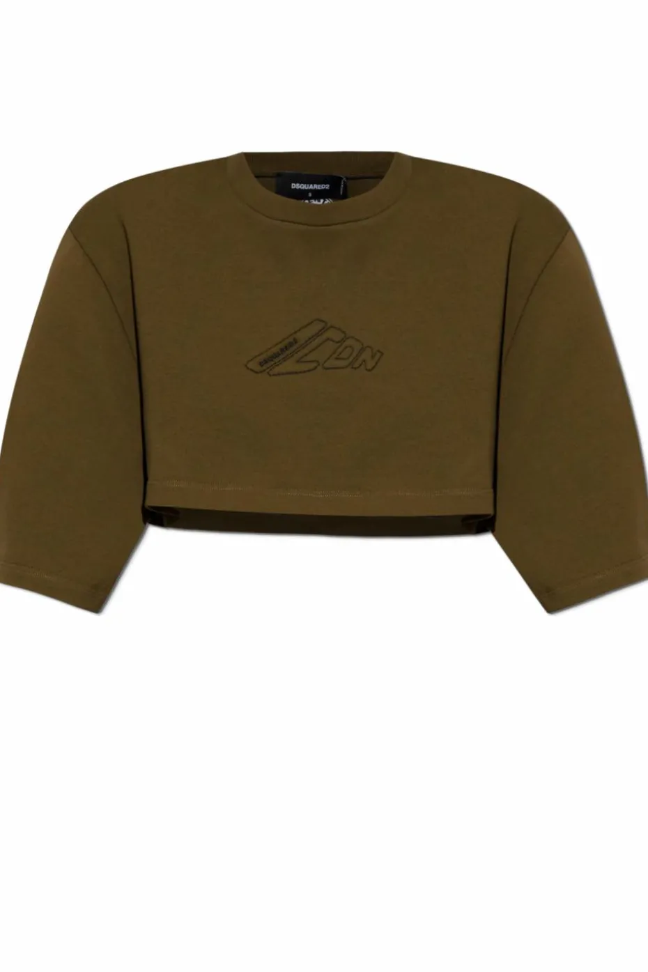 Dsquared2 GREEN T-shirt with logo