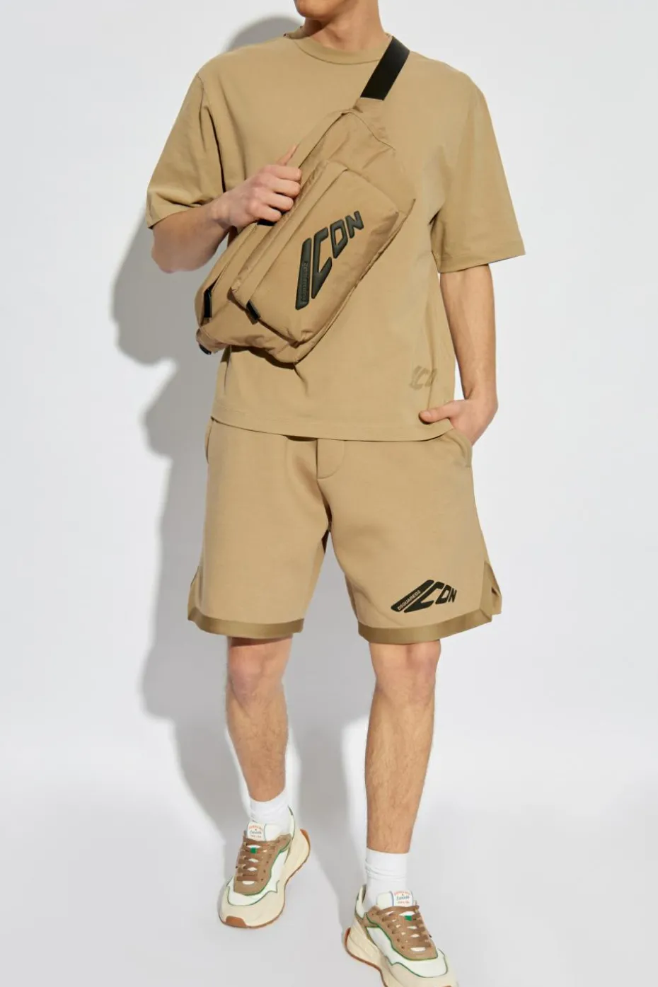 Dsquared2 GREEN T-shirt with logo