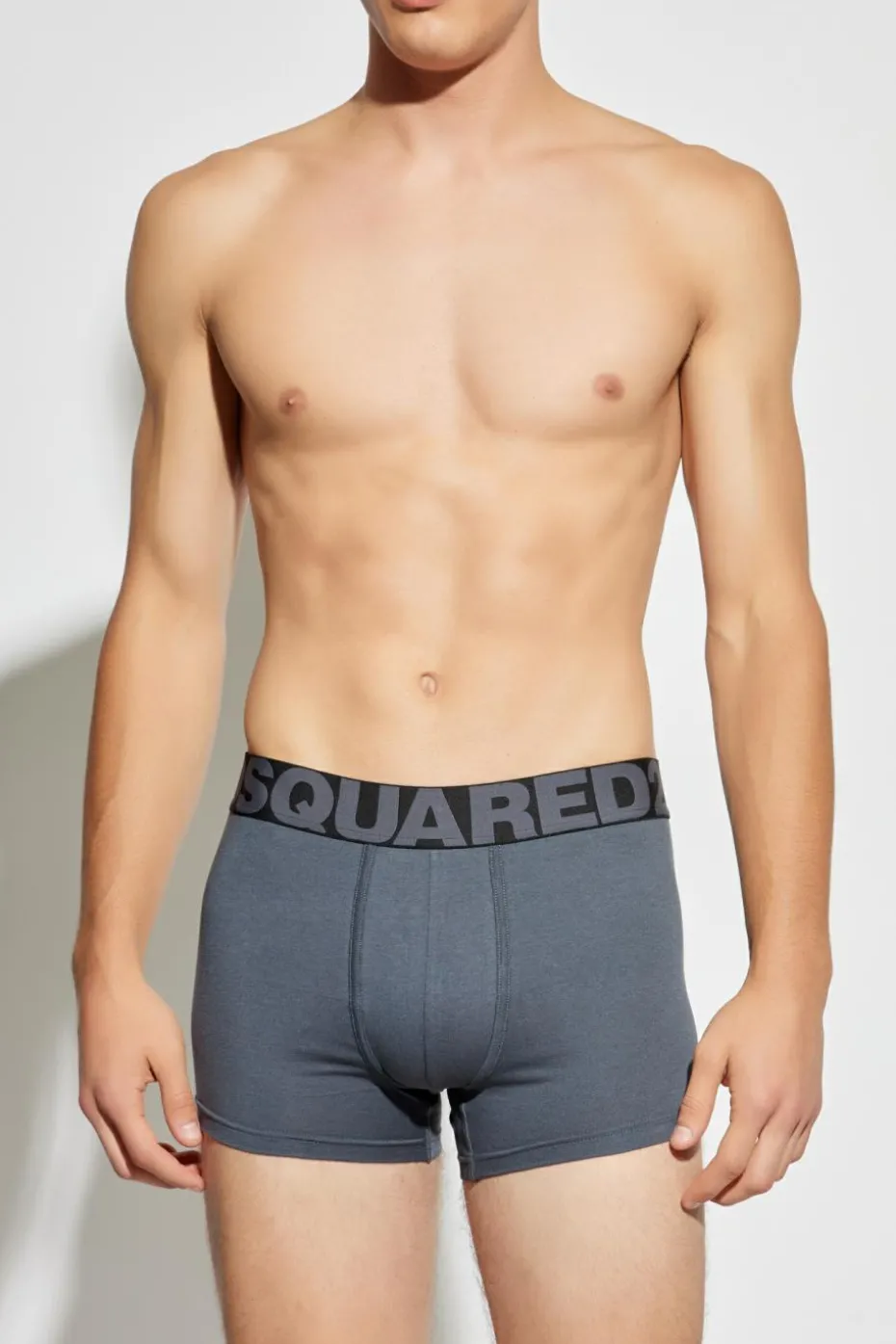 Dsquared2 GREY Cotton boxers with logo