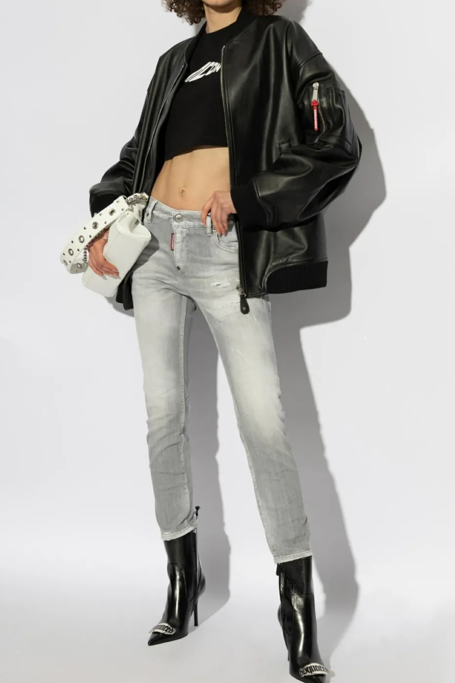 Dsquared2 GREY Jeans Cool Girl