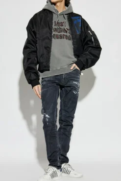Dsquared2 GREY Patterned sweatshirt