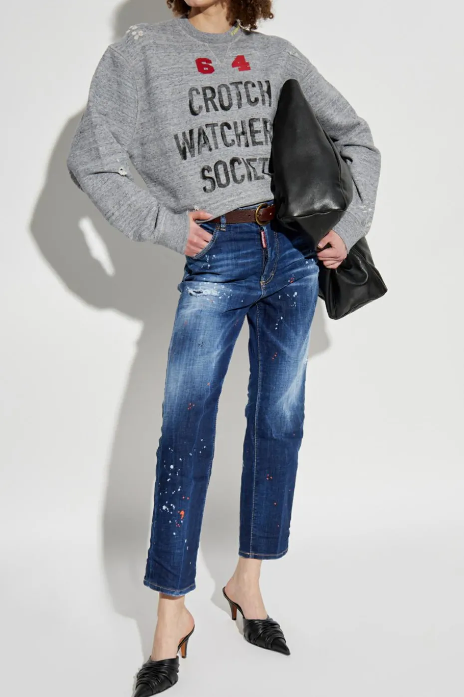 Dsquared2 GREY Printed sweatshirt