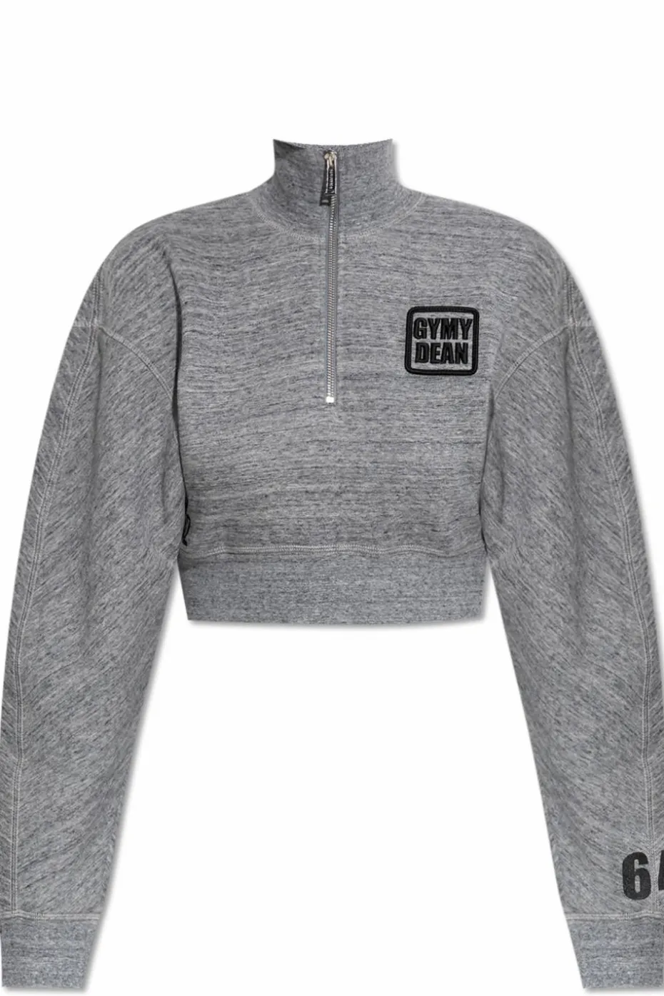 Dsquared2 GREY Stand-up collar sweatshirt