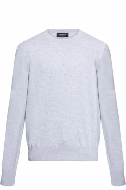 Dsquared2 GREY Sweater with round neckline