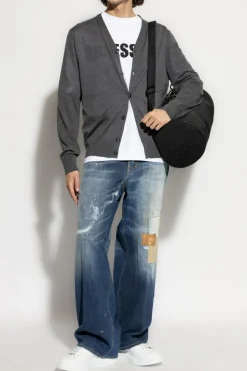 Dsquared2 GREY Wool cardigan