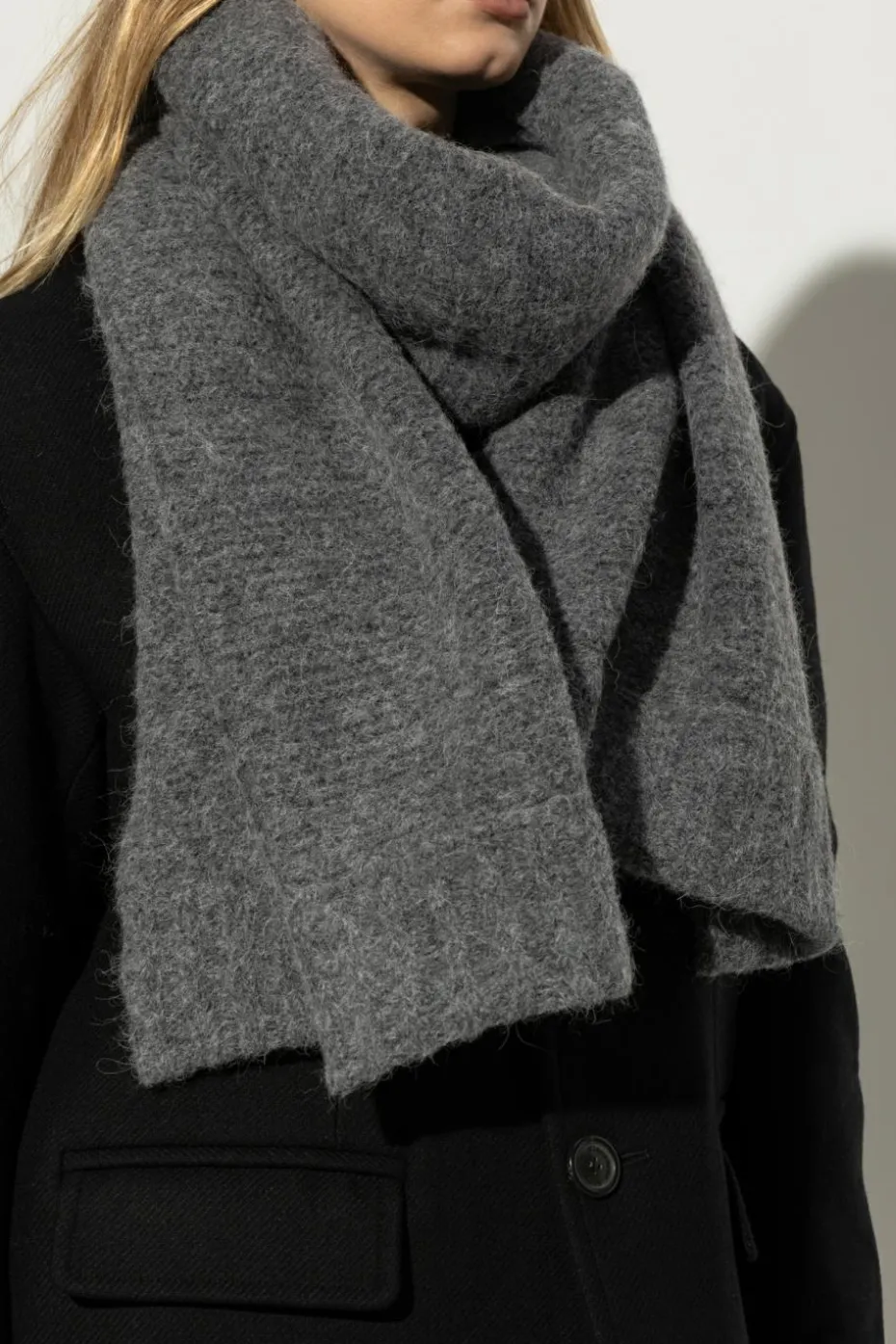 Dsquared2 GREY Wool Scarf