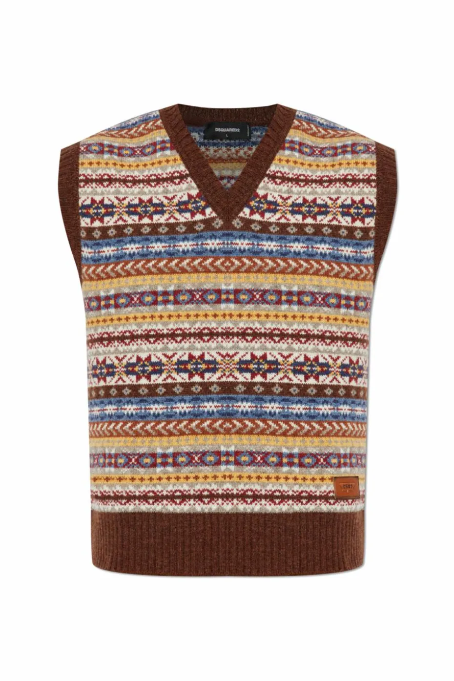 Dsquared2 MULTICOLOUR Wool vest