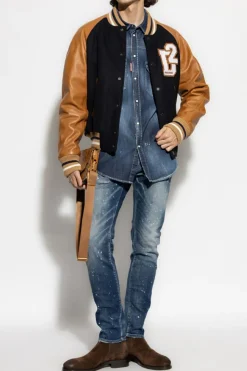 Dsquared2 NAVY BLUE Denim shirt