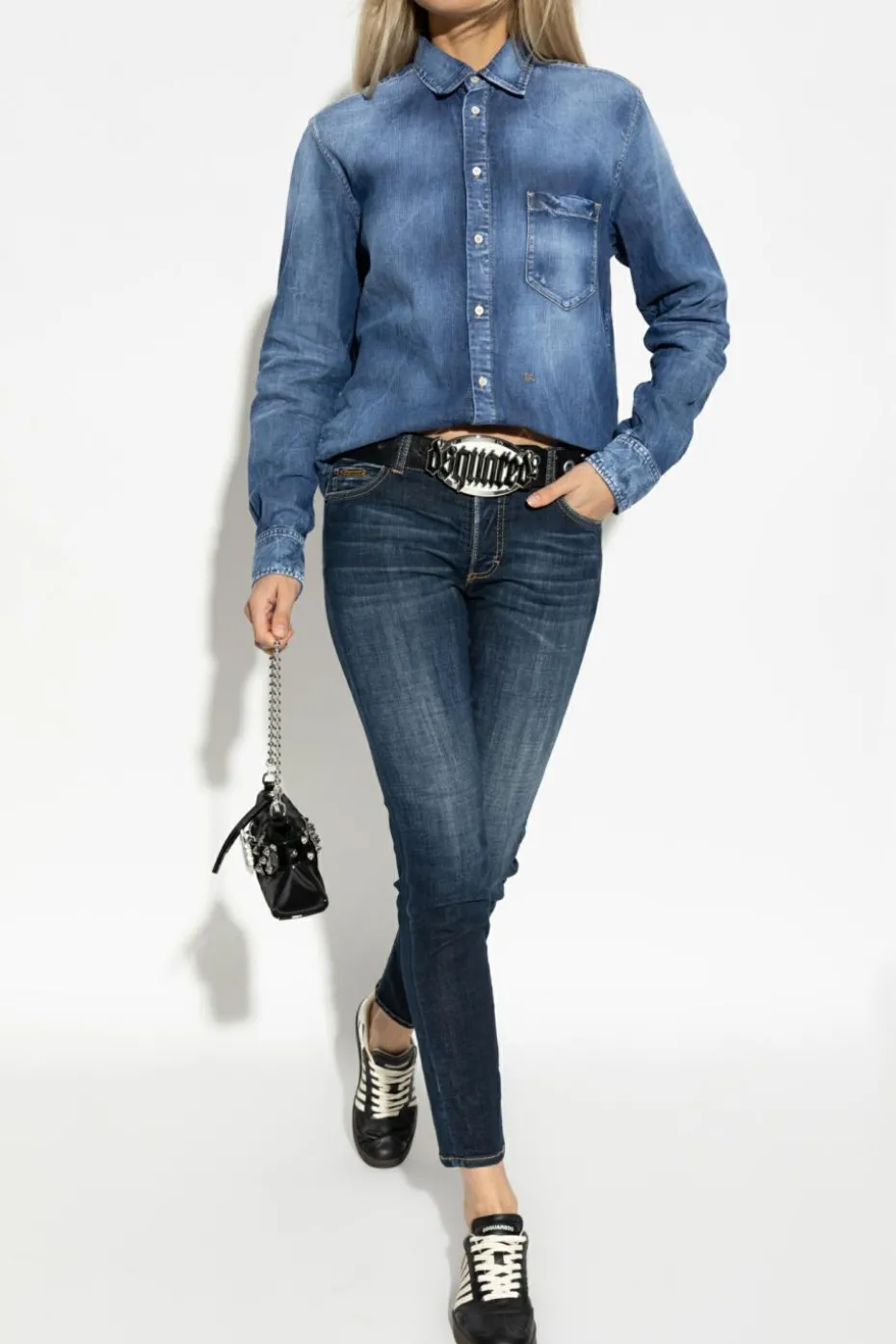 Dsquared2 NAVY BLUE Denim shirt