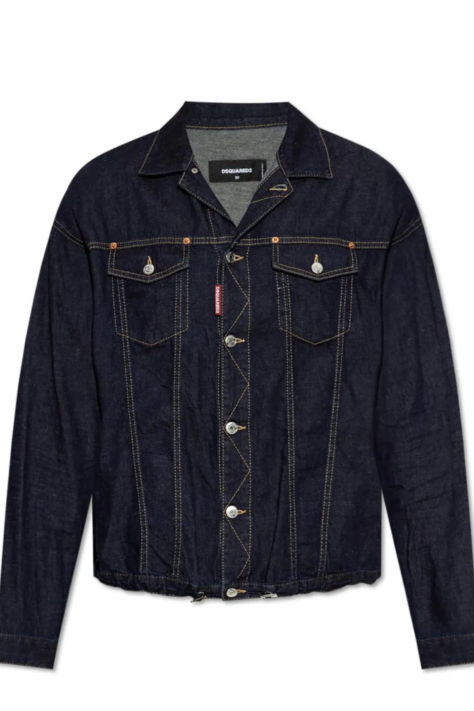 Dsquared2 NAVY BLUE Denim jacket capsule `Summer Lovers`