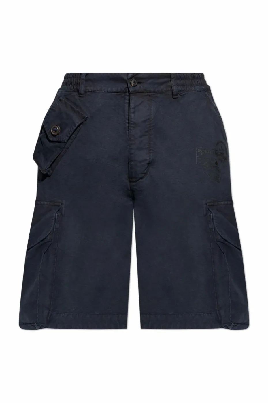 Dsquared2 NAVY BLUE "Hunter" cargo shorts
