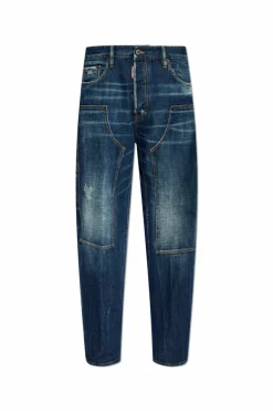 Dsquared2 NAVY BLUE Jeans 'Loose'